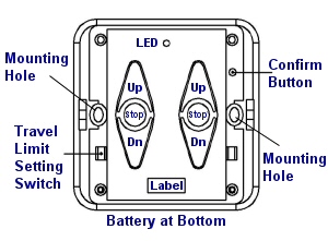 wireless wall mount blind and shade motor switches wireless wall mount blind and shade motor switches