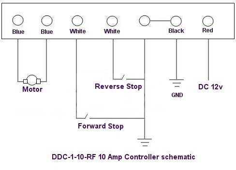 12v reversible controller schematic 12v RF reversible controller schematic