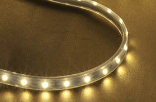 LED lights are available in strips that can be cut to size and concealed