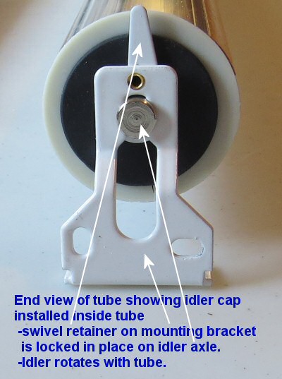 how to install tube end idler for blinds and shades how to install tube end idler for blinds and shades